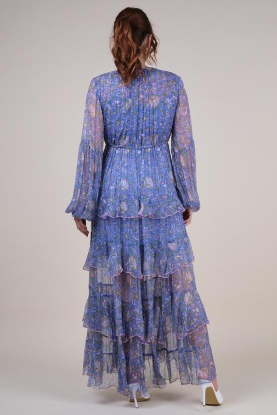 26SS Miss June 롱 원피스 4198 Blue - MISS JUNE