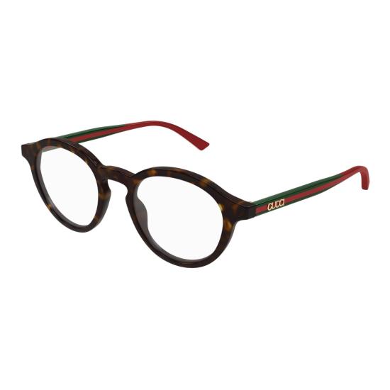 25FW 구찌 안경 Gg1871o 원형 호피무늬 안경 - GUCCI