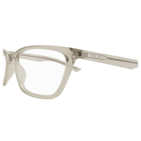 25FW 발렌시아가 선글라스 Bb0406o 반투명 스모키 토프 직사각형 프레임 안경 - BALENCIAGA
