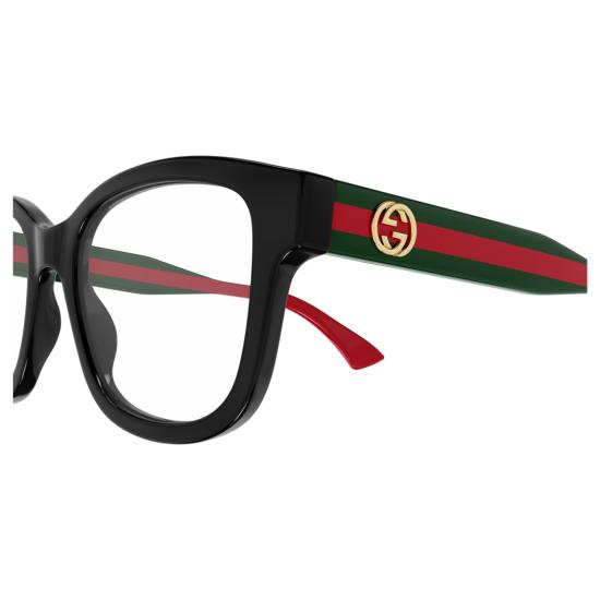 25FW 구찌 선글라스 Gg1863o 볼드 블랙 아세테이트 안경 - GUCCI