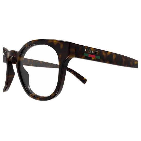 25FW 구찌 안경 Gg1859o 호피무늬 원형 프레임 안경 - GUCCI