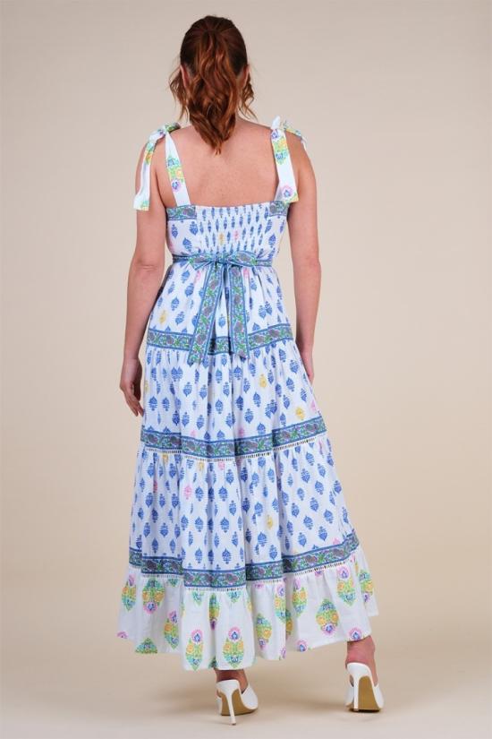 26SS Miss June 롱 원피스 4131 Blue - MISS JUNE