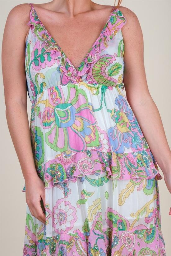 26SS Miss June 롱 원피스 4192 Multicolor - MISS JUNE