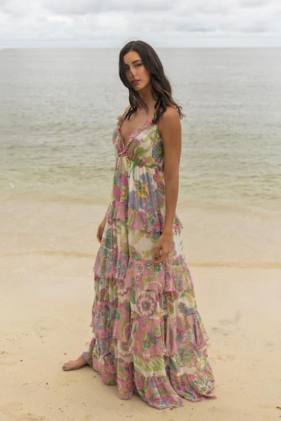 26SS Miss June 롱 원피스 4192 Multicolor - MISS JUNE