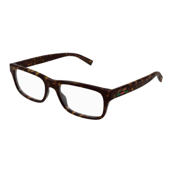 25FW 구찌 안경 Gg1858o 직사각형 호피무늬 안경 - GUCCI