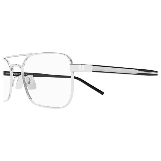 25FW 생로랑 안경 SL 780 직사각형 금속테 안경 - SAINT LAURENT