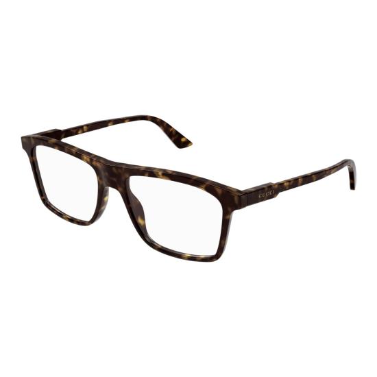 25FW 구찌 안경 Gg1820o 직사각형 호피무늬 프레임 안경 - GUCCI
