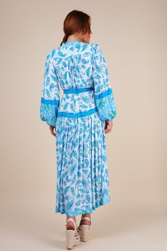 26SS Miss June 롱 원피스 4076 Blue - MISS JUNE