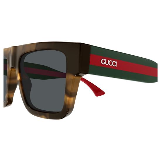 25FW 구찌 선글라스 Gg1868s 볼드한 직사각형 호피무늬 - GUCCI
