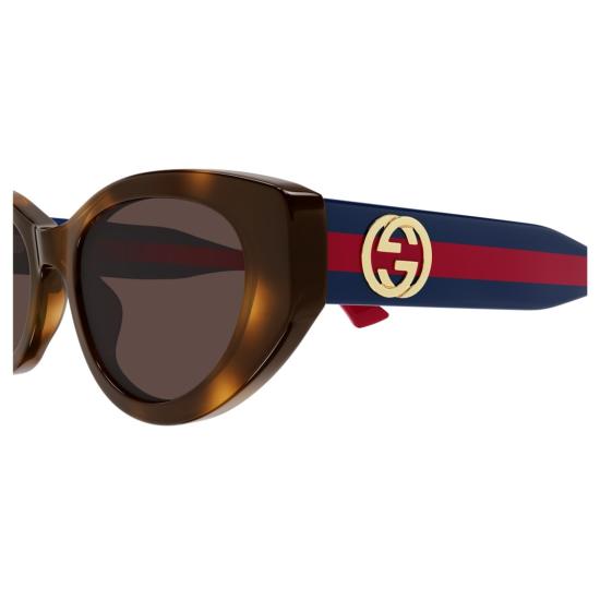 25FW 구찌 선글라스 Gg1862s 호피무늬 캣아이 - GUCCI