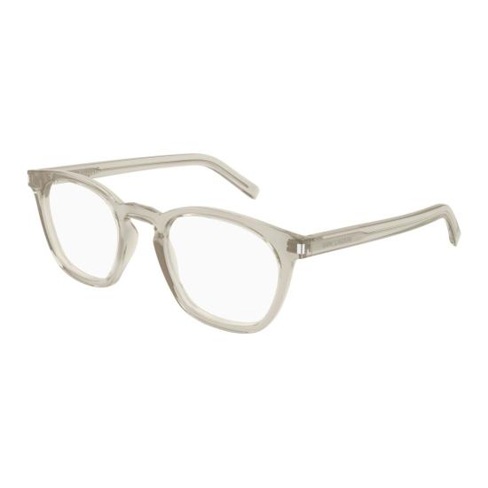  생로랑 안경 SL 28 옵트 반투명 재활용 아세테이트 안경 - SAINT LAURENT