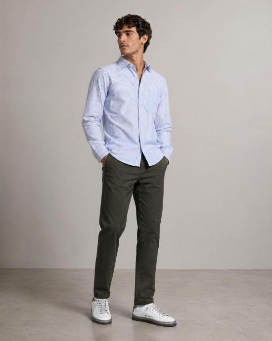 26SS 하트포드 셔츠 BF11008 03 Blue and white - HARTFORD