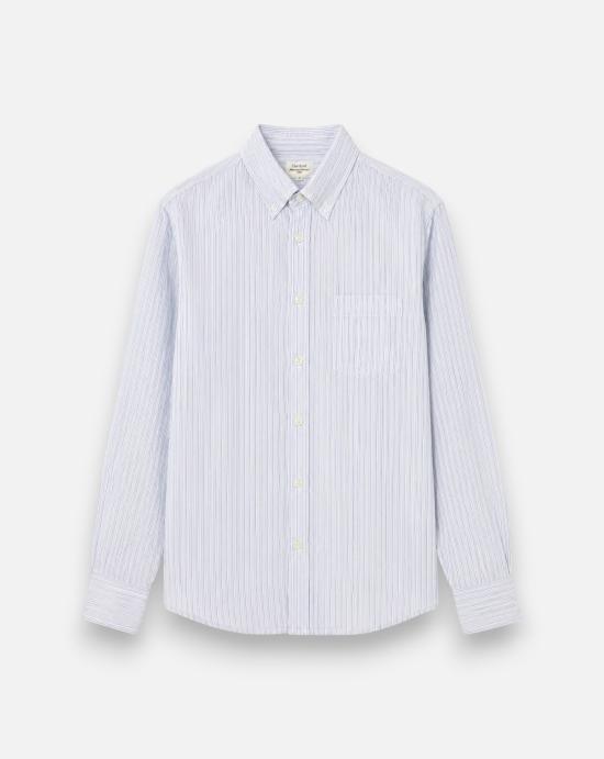 26SS 하트포드 셔츠 BF17008 02 Blue and white