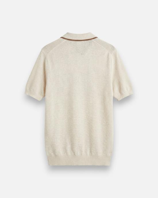 26SS 그랑싸쏘 폴로 티셔츠 57157 20642006 Beige - GRAN SASSO