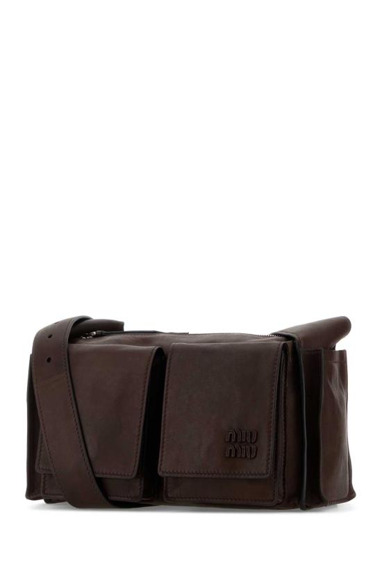 26SS 미우미우 토트백 5BC205VPOO2G7Q F0038 Brown - MIU MIU