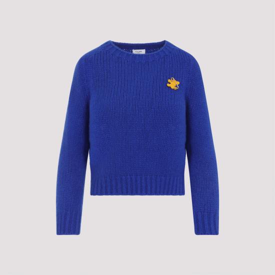 26SS 셀린느 캐시미어 & 실크 크루넥 스웨터 RY0JL0899 07RB ROYAL BLUE