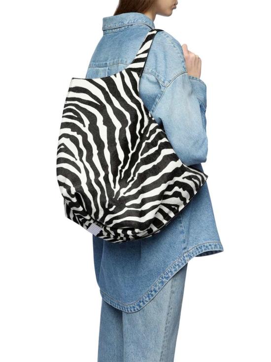 26SS 디 아티코 숄더백 260WAH00066LBT156PR 020 WHITE BLACK - THE ATTICO