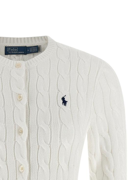 26SS 폴로 랄프로렌 폴로 자수 케이블 니트 가디건 211971868007 - POLO RALPH LAUREN