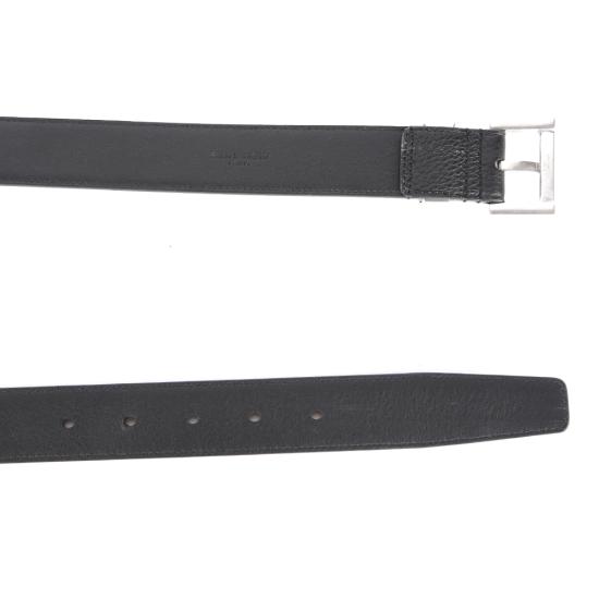 26SS 생로랑 모노그램 벨트 634440 DTI0E1000 BLACK - SAINT LAURENT