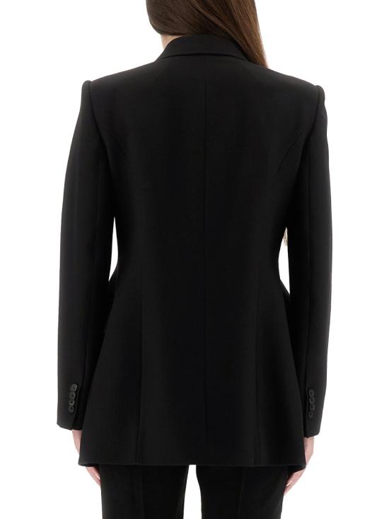 26SS 발렌시아가 아워글래스 자켓 571278TYI20 1000 BLACK - BALENCIAGA