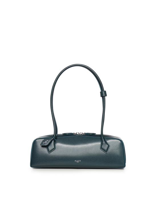 26SS 알라이아 르 테켈 미디움 레더 숄더백 AA1S06033CA212 A53 BLEU PAON