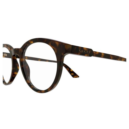 25FW 구찌 안경 Gg1822o 원형 거북이 등껍질 무늬 안경테 - GUCCI