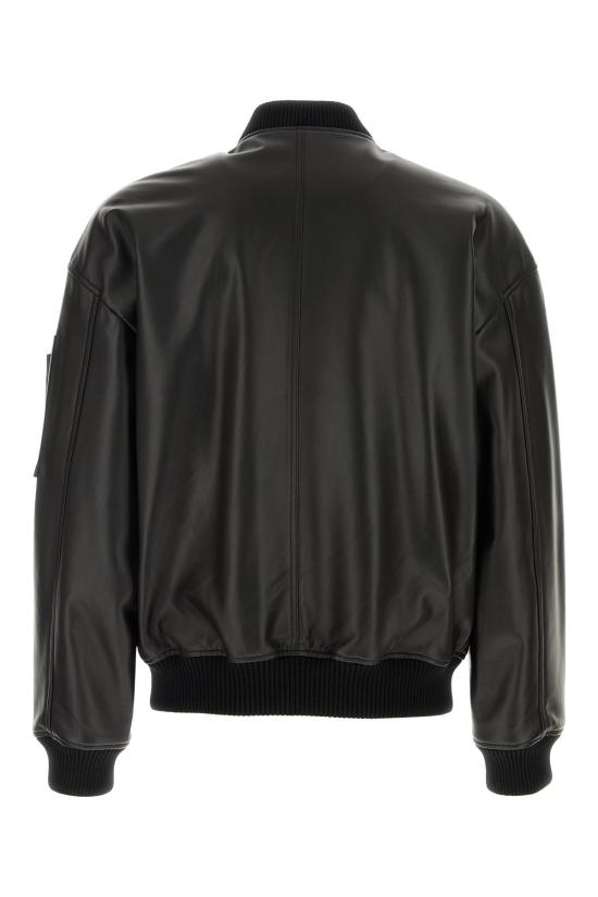  디스퀘어드2 자켓 Dsquared2 블랙 가죽 재킷 - DSQUARED2