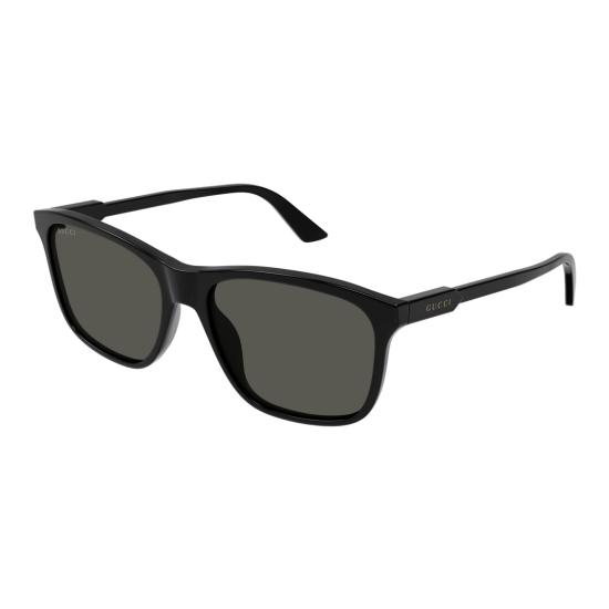 25FW 구찌 선글라스 Gg1819s 유광 블랙 직사각형 - GUCCI