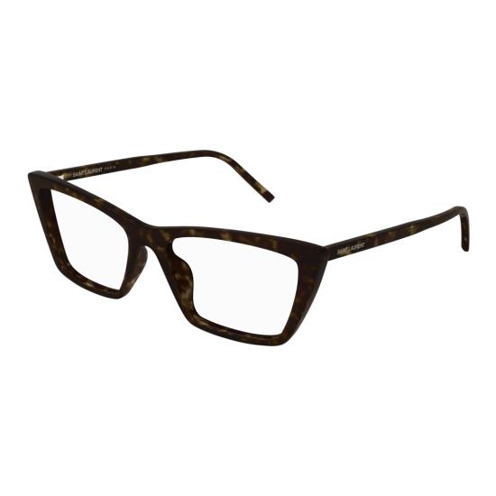 25FW 생로랑 선글라스 SL 737 마이카 씬 옵트 직사각형 캣아이 안경 - SAINT LAURENT