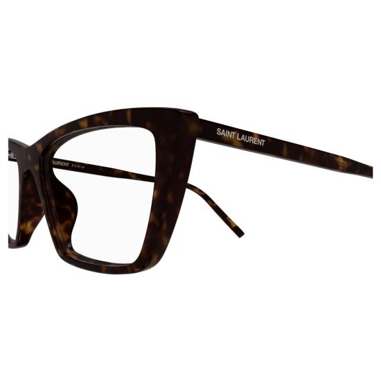25FW 생로랑 선글라스 SL 737 마이카 씬 옵트 직사각형 캣아이 안경 - SAINT LAURENT