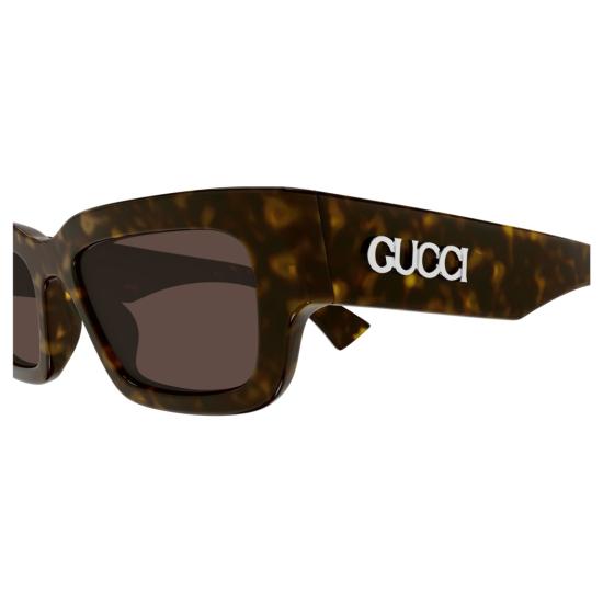 25FW 구찌 선글라스 Gg1838s 직사각형 호피무늬 아세테이트 - GUCCI