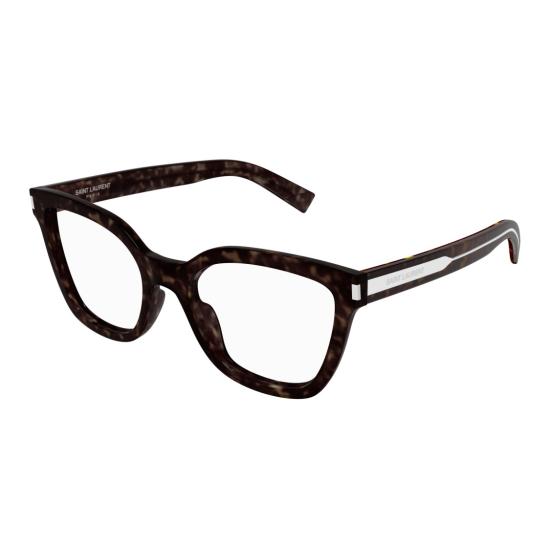 25FW 생로랑 선글라스 SL 748 호피무늬 사각 프레임 안경 - SAINT LAURENT