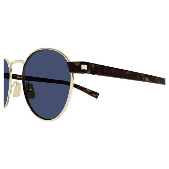 25FW 생로랑 선글라스 SL 707 원형 블루 렌즈 - SAINT LAURENT