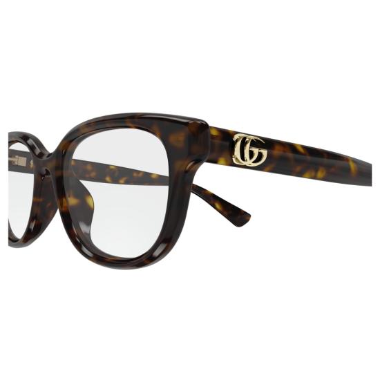 25FW 구찌 선글라스 Gg1833ok 클래식 호피무늬 사각 프레임 안경 - GUCCI