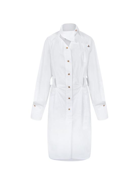 26SS 비비안웨스트우드 미디 원피스 110103AN W009QA401 White - VIVIENNE WESTWOOD