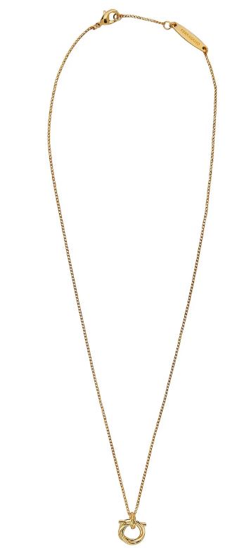 26SS 살바토레 페라가모 목걸이/팬던트 760672 765594ORO CHIARO Oro