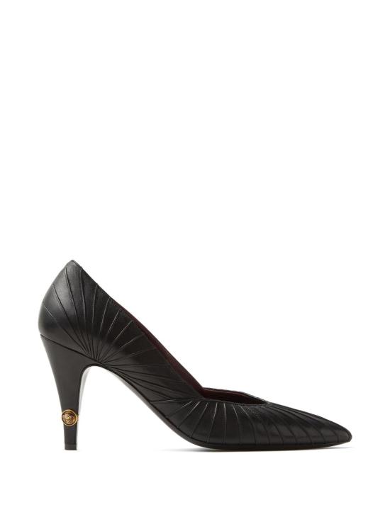 26SS 베르사체 힐/펌프스 1023837 1A176231B55J Nero oro - VERSACE