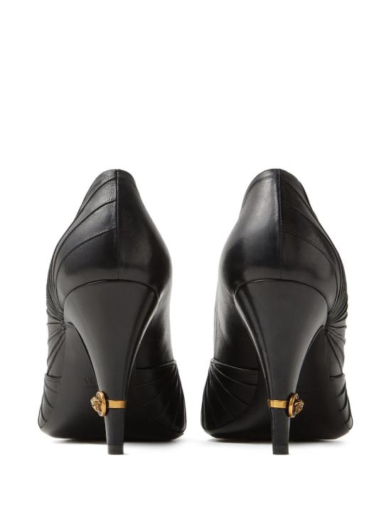 26SS 베르사체 힐/펌프스 1023837 1A176231B55J Nero oro - VERSACE