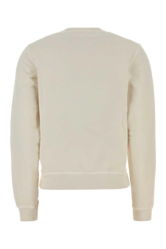  마르지엘라 스웨터 메종  아이보리 코튼 스웨트셔츠 - MAISON MARGIELA
