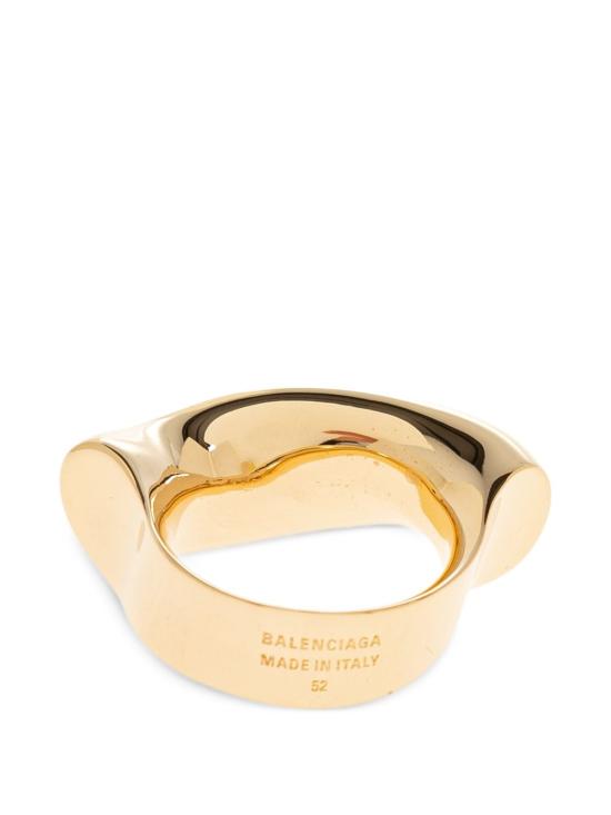 26SS 발렌시아가 반지 873315 TZ77G0127 Golden - BALENCIAGA