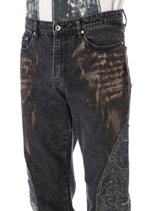 26SS 후 디싸이즈 워 데님 팬츠 1120890002FW25 C COAL - WHO DECIDES WAR