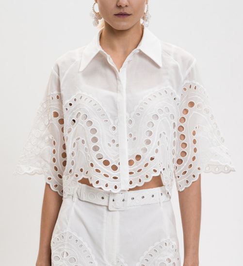 26SS 차로루이즈 블라우스 263200 WHITE - CHARORUIZ