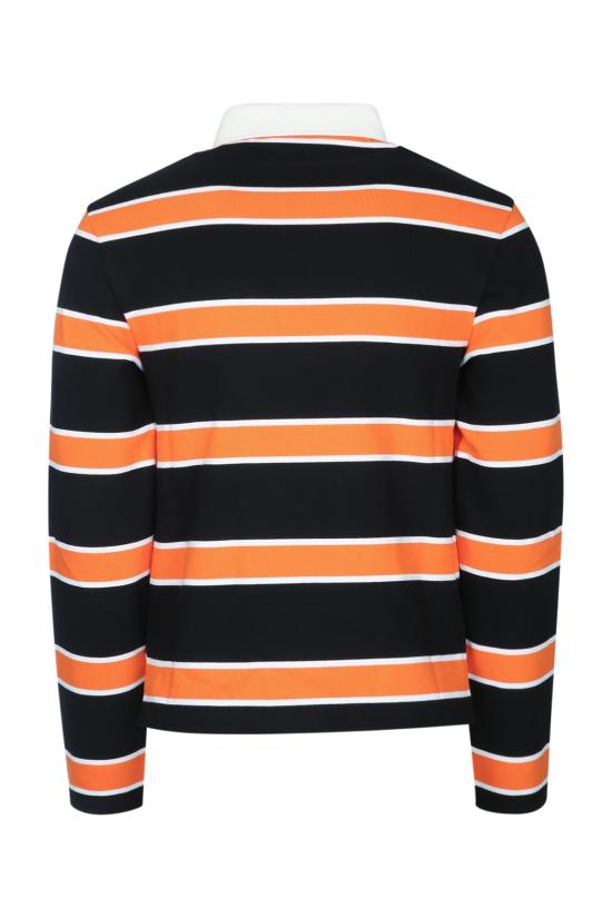 26SS 셀린느 폴로 티셔츠 RX0M12K06 GDV4 BLACK WHITE ORANGE DOM - CELINE