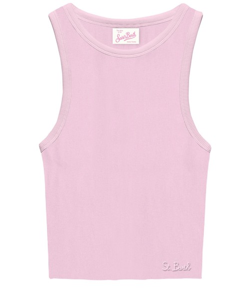 26SS 세인트바쓰 민소매 티셔츠 ADA 08691L20 EMB - MC2 SAINT BARTH