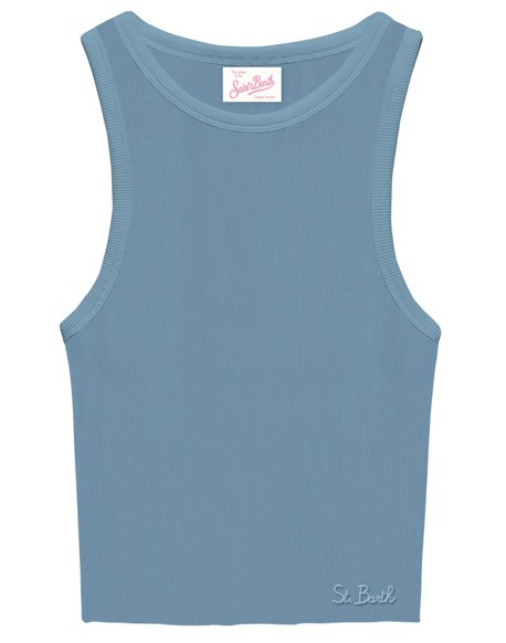 26SS 세인트바쓰 민소매 티셔츠 ADA 00476L36 EMB - MC2 SAINT BARTH