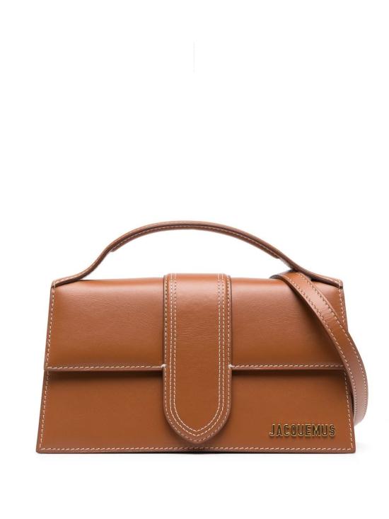 26SS 자크뮈스 라지 밤비노 크로스바디 플랩 백 BAW00007 AC01C04811 Light brown - JACQUEMUS