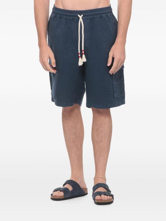 26SS 세인트바쓰 숏팬츠 MARSEILLE 00119LLINEN61 Blue navy - MC2 SAINT BARTH