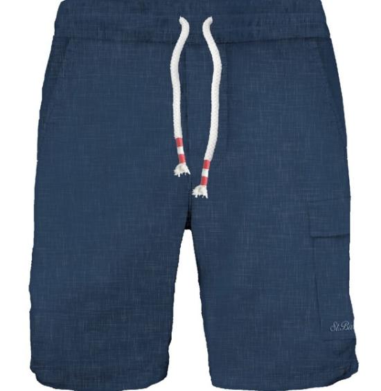 26SS 세인트바쓰 숏팬츠 MARSEILLE 00119LLINEN61 Blue navy - MC2 SAINT BARTH