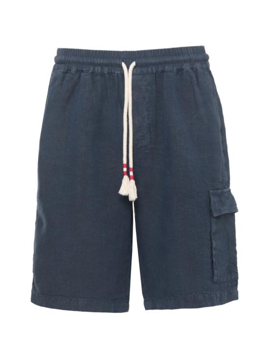 26SS 세인트바쓰 숏팬츠 MARSEILLE 00119LLINEN61 Blue navy - MC2 SAINT BARTH