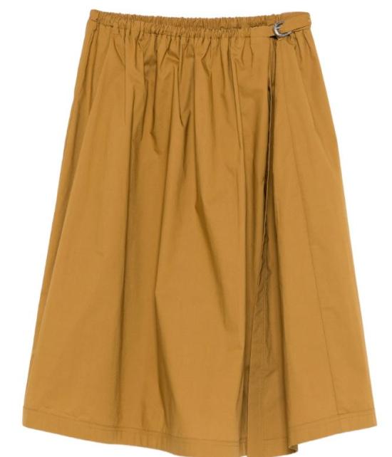 26SS 핑코 미디 스커트 107003 A2LDL25 Bronzo